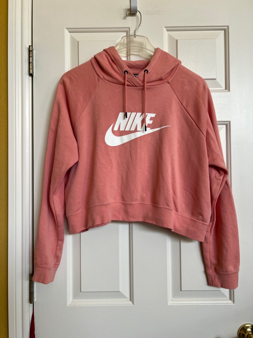 Nike hooded cropped sweatshirt